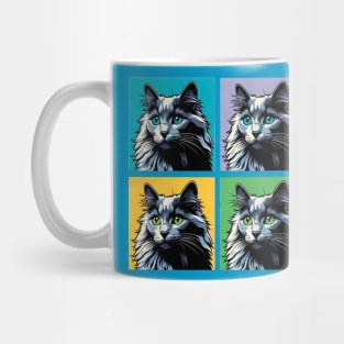 Russian Blue Pop Art - Cat Lovers Mug